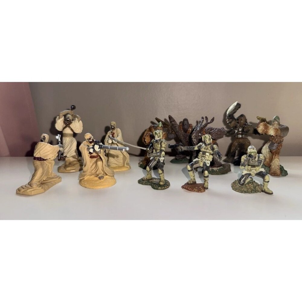 12 Hasbro Star Wars Unleashed Battle Packs Raiders, Wookiees, Clone Troopers Lot